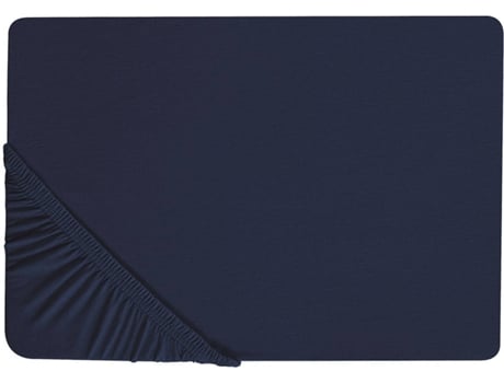 Sábana BELIANI Hofuf (Azul - Algodón - 200x160x30 cm)