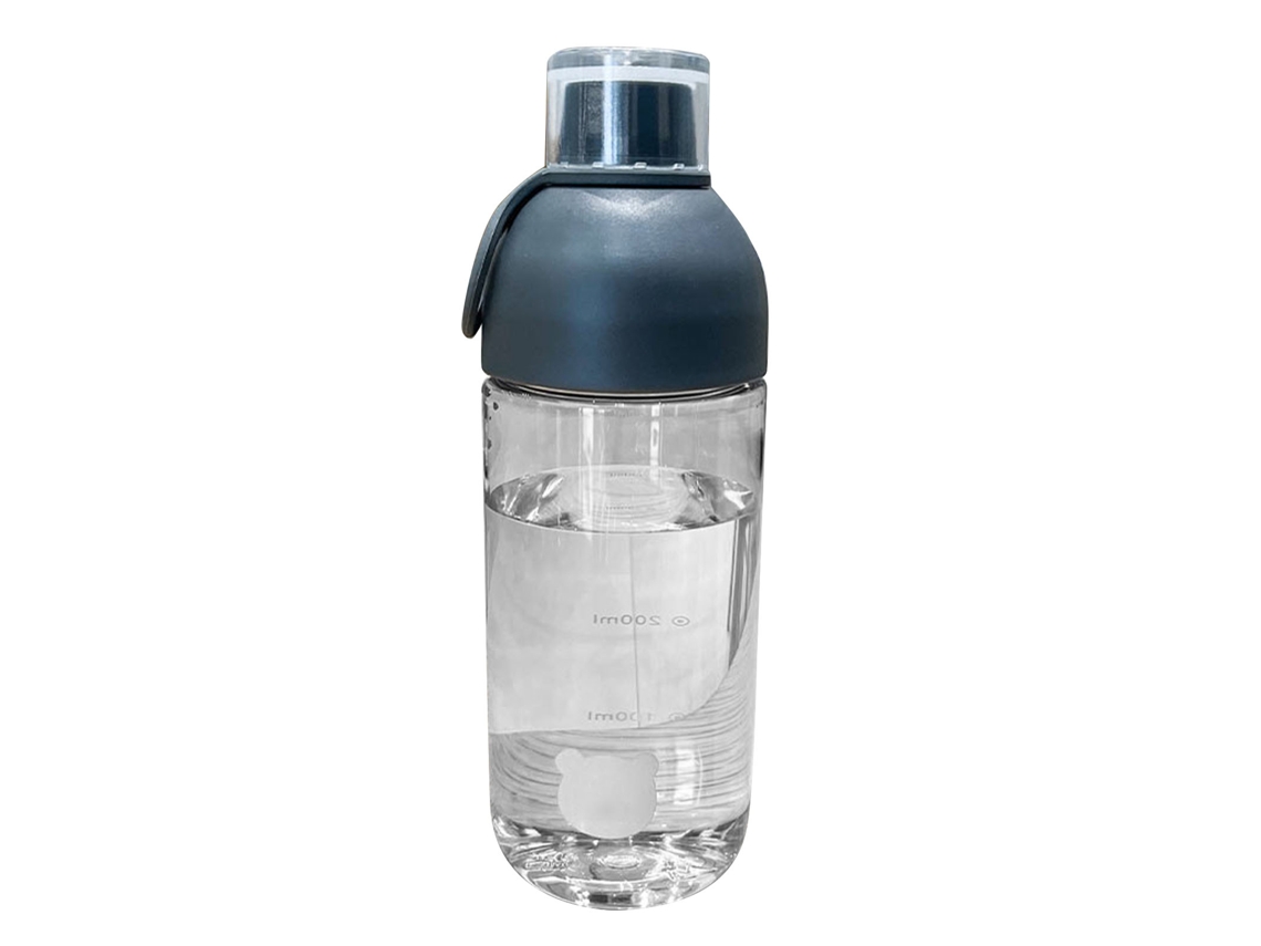 Botella De Café Frío De 450 Ml De Policarbonato, Resistente A Altas Temperaturas, Portátil Con Báscula Para Uso Doméstico, Color Gris.