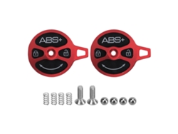 2 Juegos De Tapas Rojas De Aluminio Cnc Para Horquilla Delantera - Accesorio Para Bicicleta