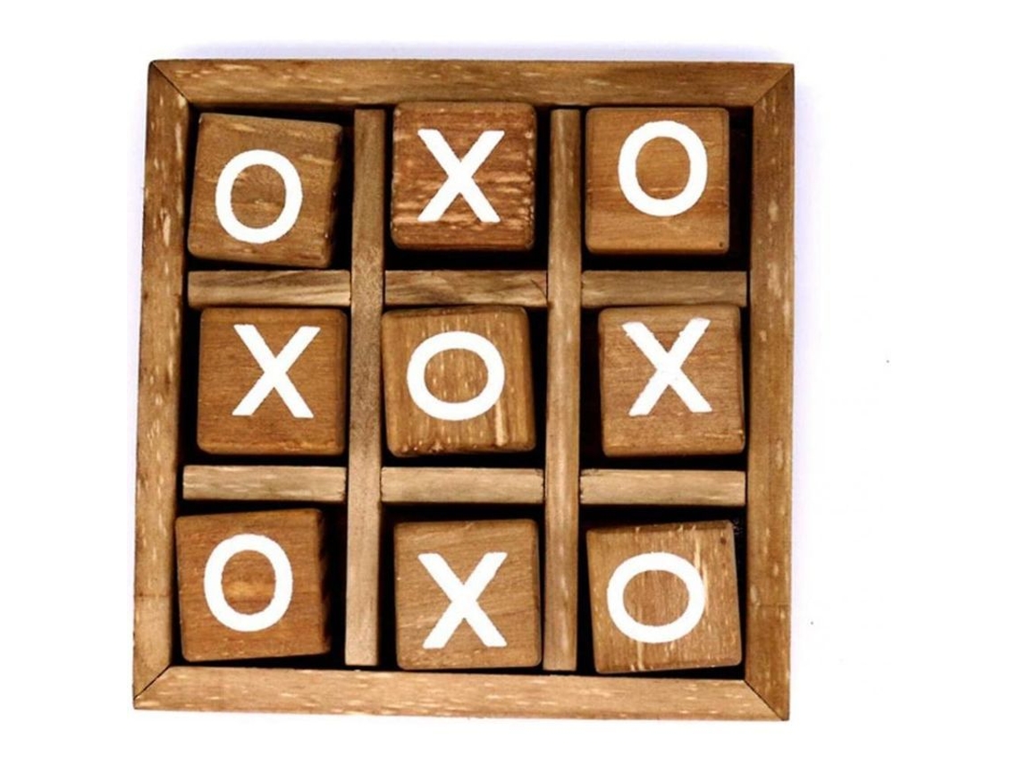 Xo Wooden Board Game, Juego Interactivo Para Familias Y Niños, Desarrolla Habilidades De Pensamiento Estratégico.