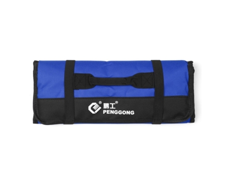 PENGGONG Bolsa enrollable para herramientas, organizador, bolsa de cincel de lona Oxford azul