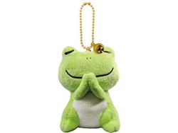 2026-llavero De Rana De Peluche Colgante Ornamental Pide Cosas Buenas Verde Paquete De 5