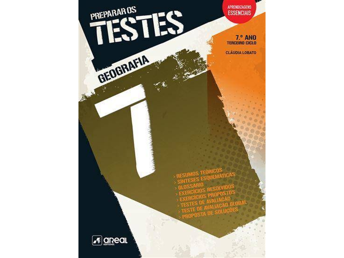 Libro Preparación para los exámenes - Geografía 7 - 7º grado de Cláudia Lobato (portugués)