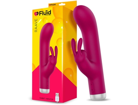 Vibrador Con Conejito Usb Granate FLUÏD