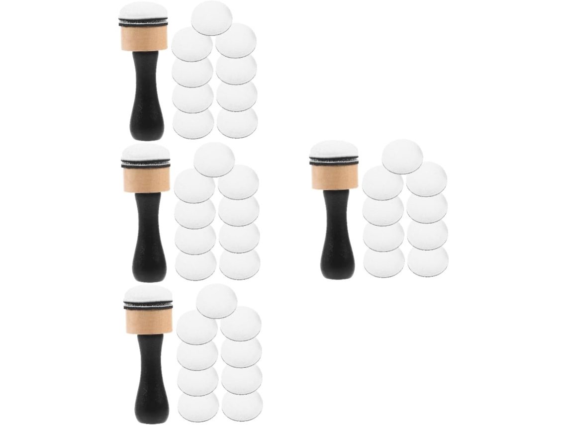 Juego De 4 Esponjas Para Pintar Con Accesorios Para Pintura Al Óleo Diy