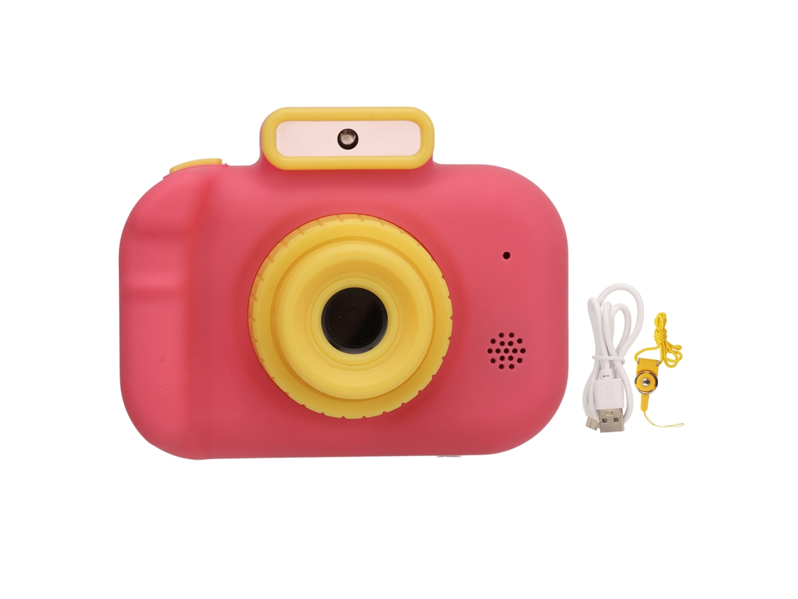 Cámara Digital Rosa Hd De 40 Mp Para Niños