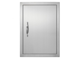 Puerta de acero inoxidable para cocina, isla de barbacoa y parrilla exterior 407x559mm Tekmaquinas