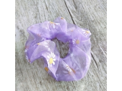 Vlrla-elastic Soft Cabelo Scrunchies Com Daisy Pattern
