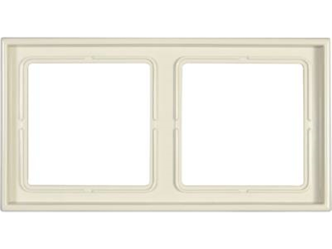 2fach Rahmen Ls 990 Crema Weiß Ls982w Jung (ls982w)