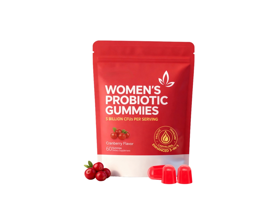 Gomitas probióticas para mujeres para una salud intestinal protegida