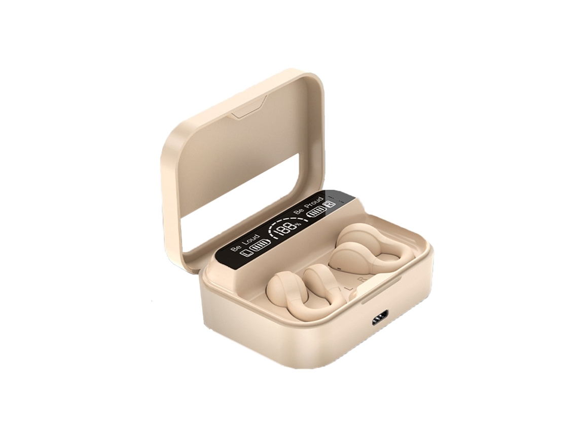 Auriculares Inalámbricos Bluetooth 5.3 Control Táctil 1A16Qx60 Amarillo YEMAESRE