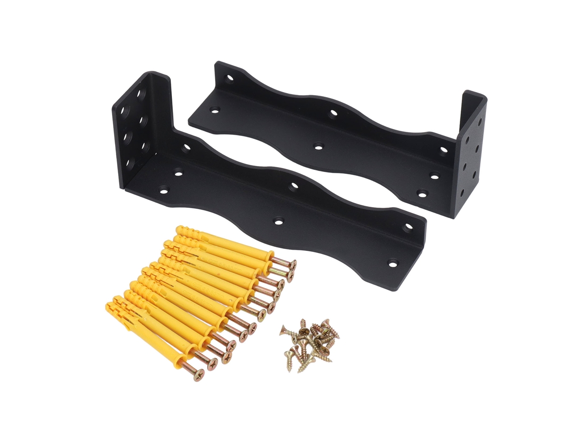 Soporte Para Estante Flotante, Acero Al Carbono, 36 Kg, Resistente A La Corrosión, Para Cocina, Baño Y Oficina.
