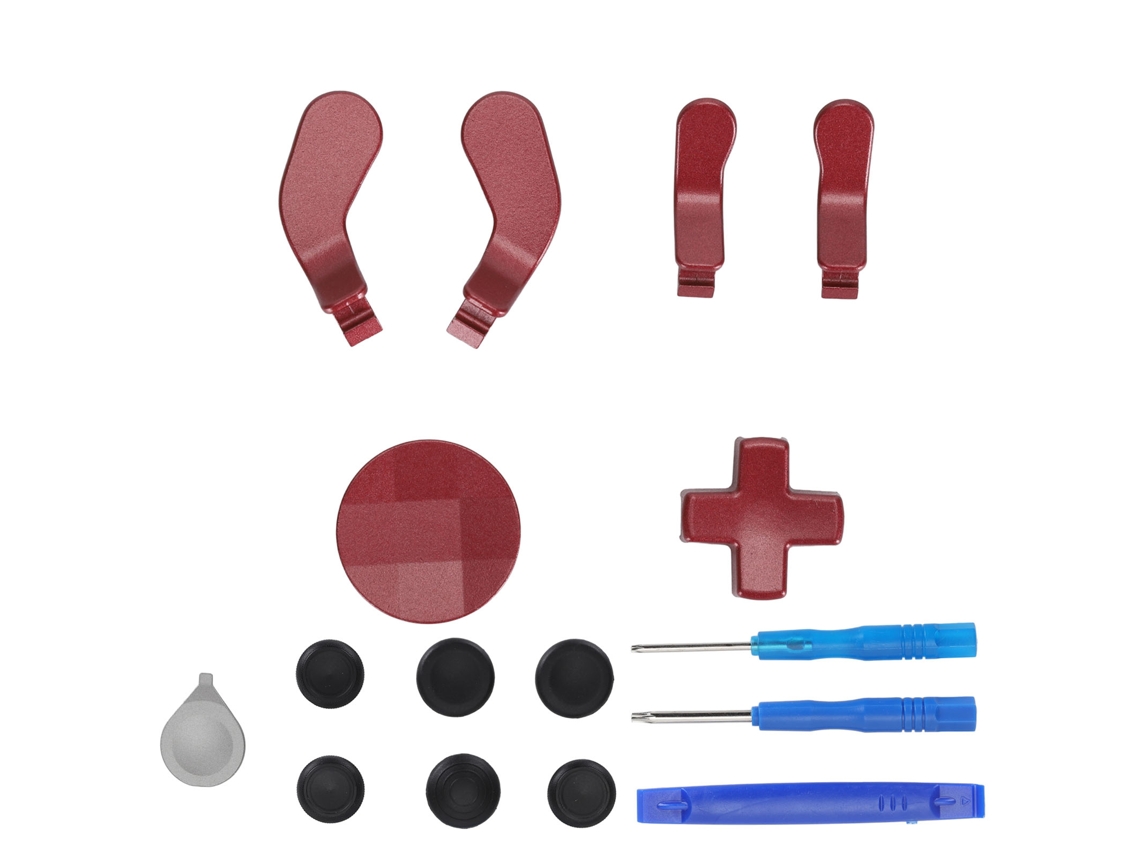 Accesorios Para El Mando Xbox One Elite Series 2: Kit De Piezas De Repuesto - Joysticks, Joysticks Y Palancas Metálicas - Rojo