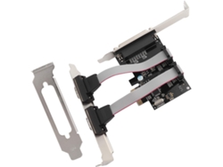 Tarjeta Pci E Con 2 Puertos Serie, Rs232 Y Puertos Paralelos Db25.