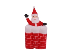Figura decorativa navideña inflable con iluminación interna