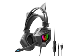 Auriculares Para Juegos Con Cable, Micrófono De Alta Definición Integrado Y Compatibilidad Con Sonido Estéreo 3d.