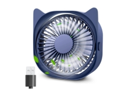 Mini ventilador Yizhood (3 velocidades, 5 W, diámetro 21 cm)