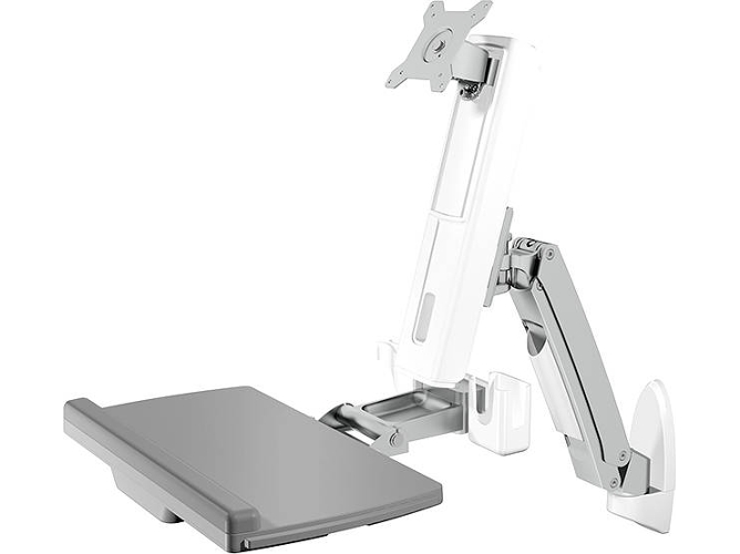 Soporte de TV ICY BOX IB-MS600-W (Ajustable - 24'' - Hasta 8 kg)
