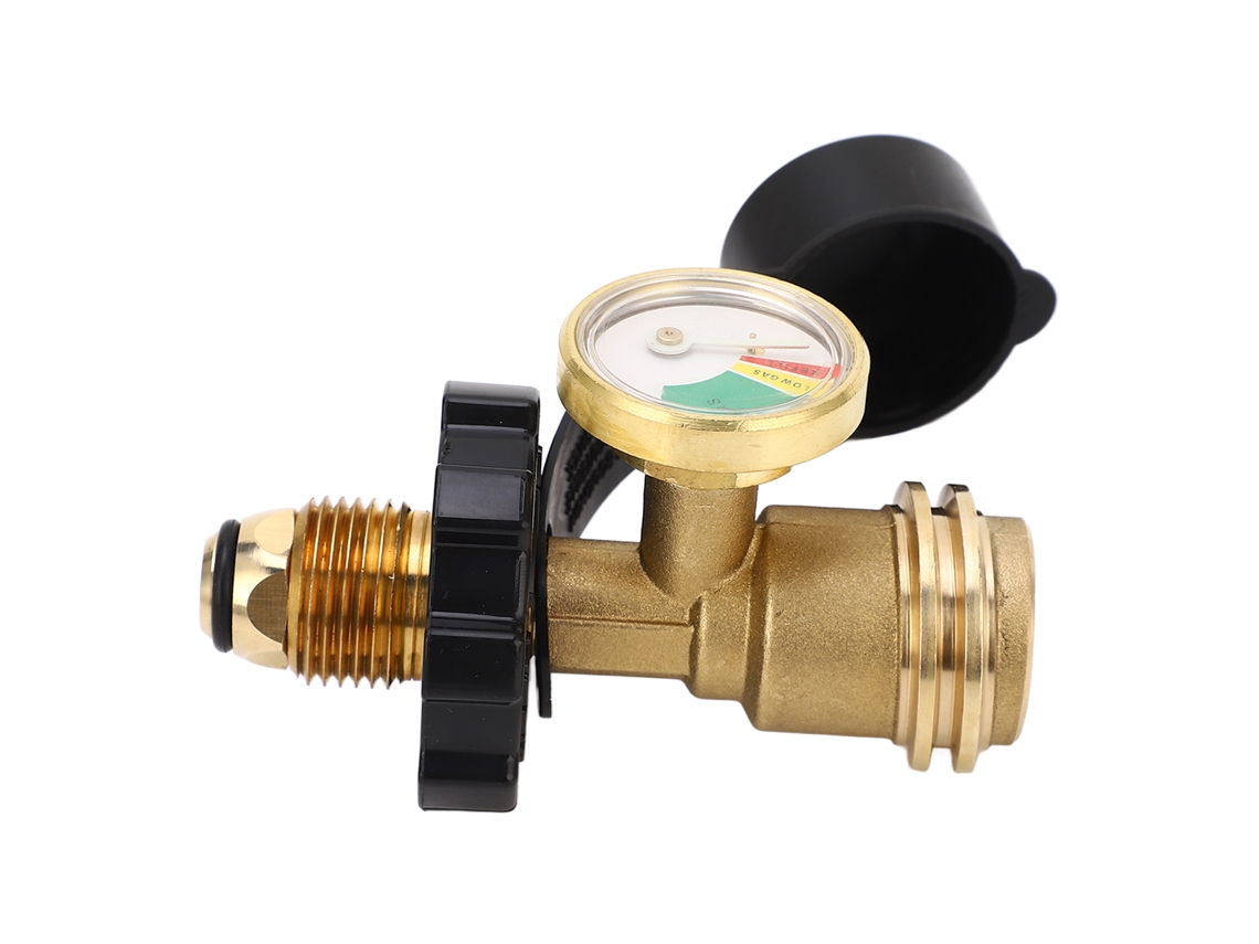 Manómetro De Presión Para Tanque De Gas Qcc Tipo 1 Con Conexión Hembra De 20 Mm Para Cilindros De 5 A 100 Lb.