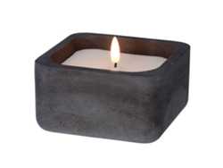Vela led formato cuadrado color negro WELLHOME