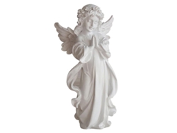 1 estatua de ángel de flores. ALLINLESS
