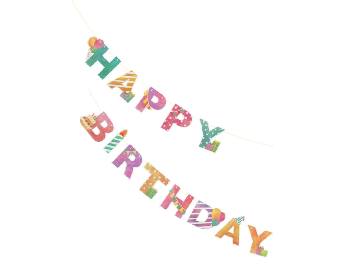 Guirnalda De Cumpleaños Inoomp Para Niñas, Decoración Para Fiestas, Guirnalda De Papel Colgante "sueña Feliz