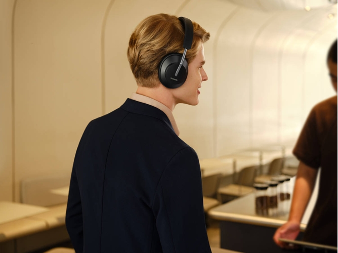 Auriculares Bluetooth HUAWEI Freebuds Studio (On Ear - Micrófono - Noise Cancelling - Negro)
