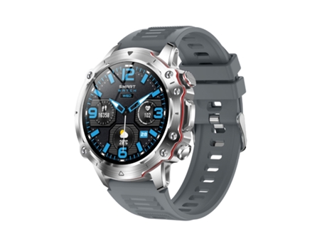 Smartwatch Bluetooth resistente al agua con carga magnética gris JL-EIGHT