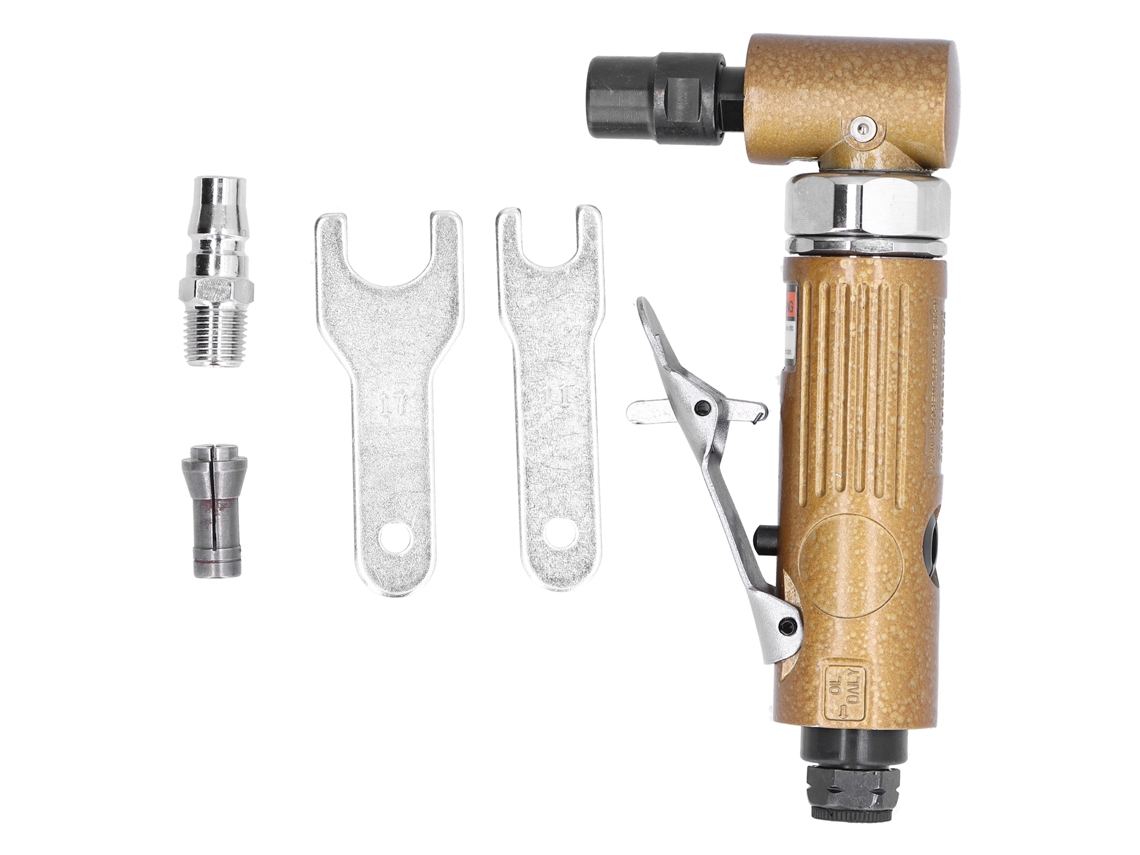 Pulidora Neumática De Ángulo Recto De 1/4" Y 20000 Rpm, Kit De Herramientas, Amoladora Neumática De Troqueles, Enchufe Jp