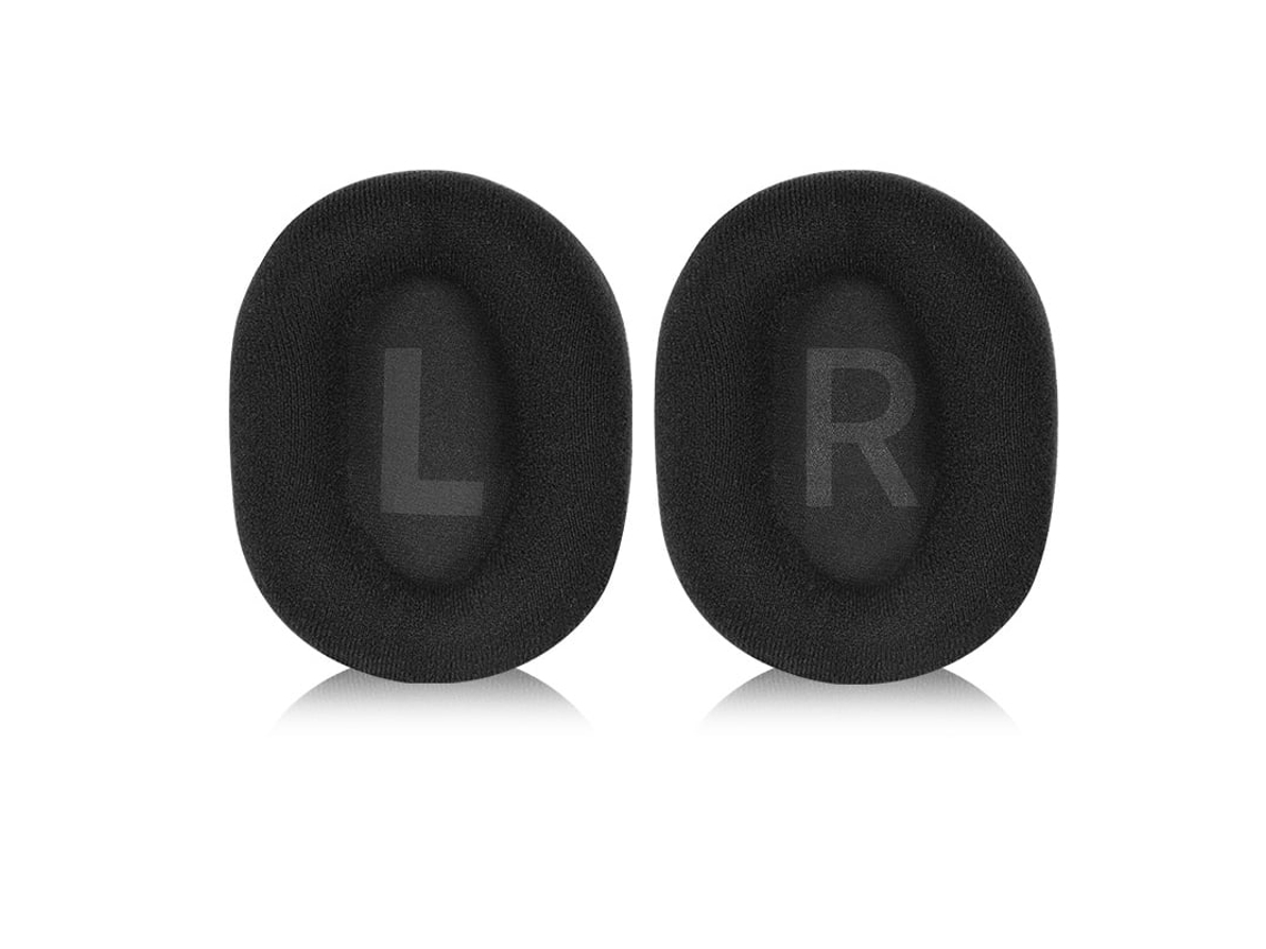 Almohadillas Szsmart de terciopelo negro para auriculares Logitech G Pro X (paquete de 2)