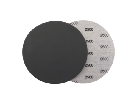 Discos de lixa de grão 2500 de 10 peças Negro