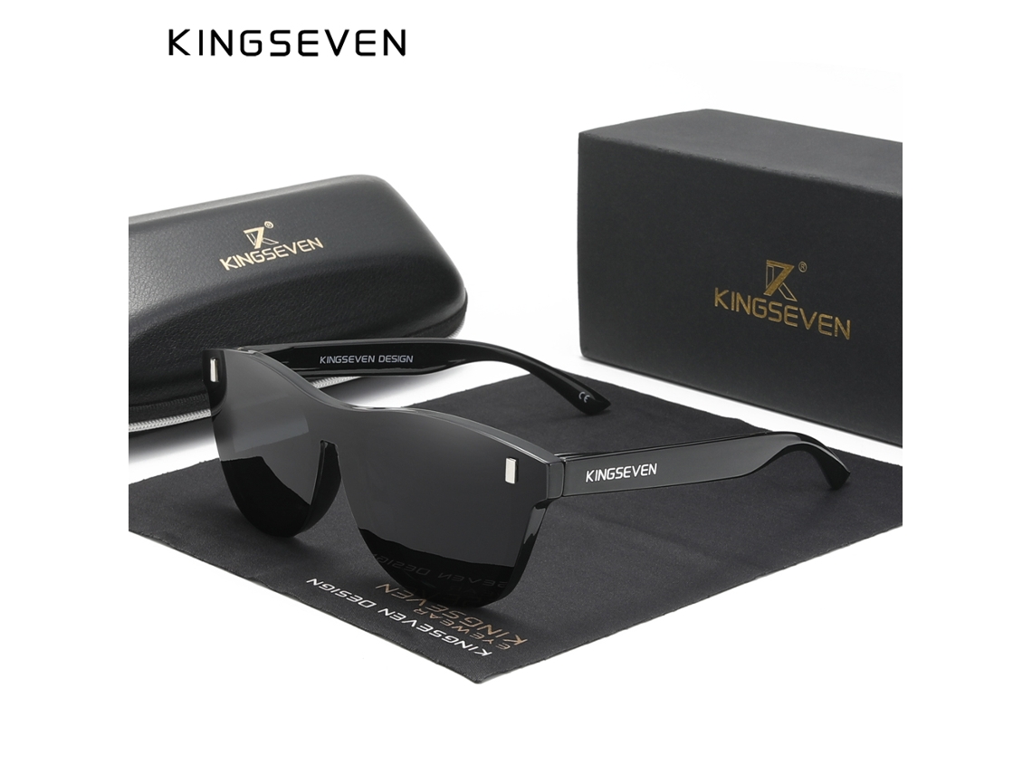 Gafas de sol polarizadas universales con lentes TR90 y protección UV400 MDUG (negras)