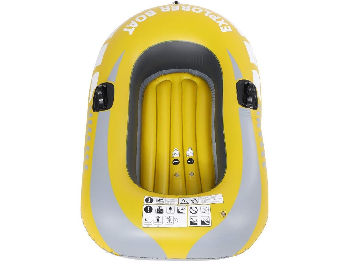 Kayak individual hinchable SFUSHOS, de PVC, para pesca, navegación y buceo.