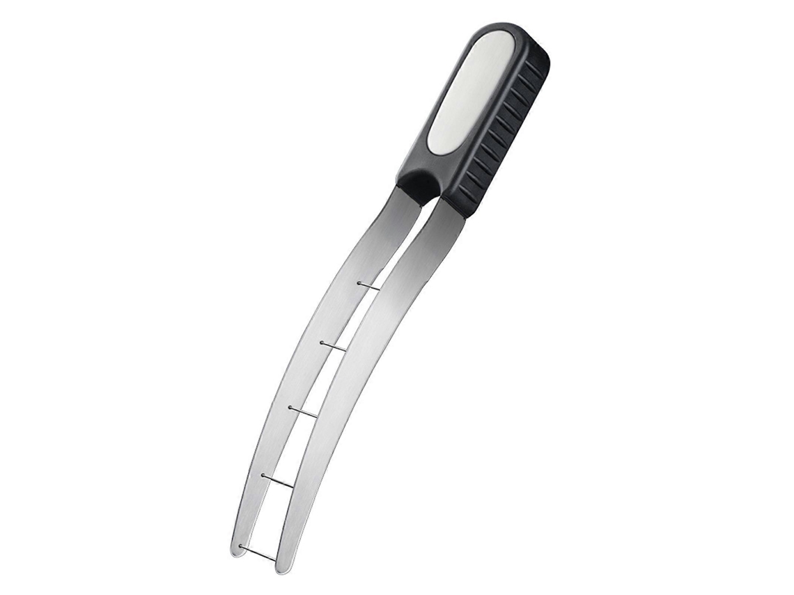 Cortador de frutas perfecto para ensaladas, ideal para cortar sandía y melón. Diseño duradero y suave con mango ergonómico.