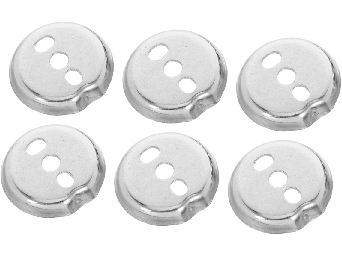 Juego de 6 bases para toalleros y portarrollos de papel higiénico, accesorios de baño multifuncionales de Gokoco