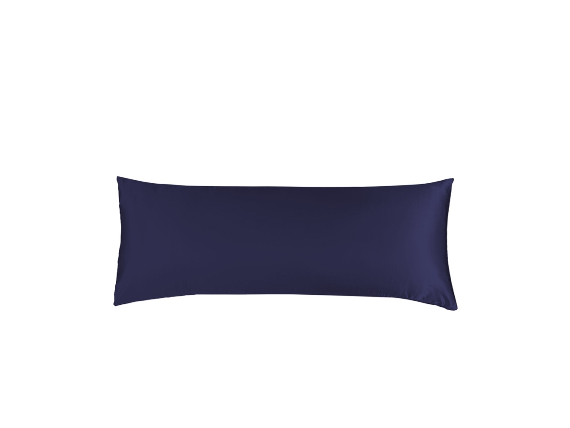 Paquete De 2 Fundas De Almohada De Seda Para Cabello Y Piel Suaves Digitallab 51x137cm (azul Marino)