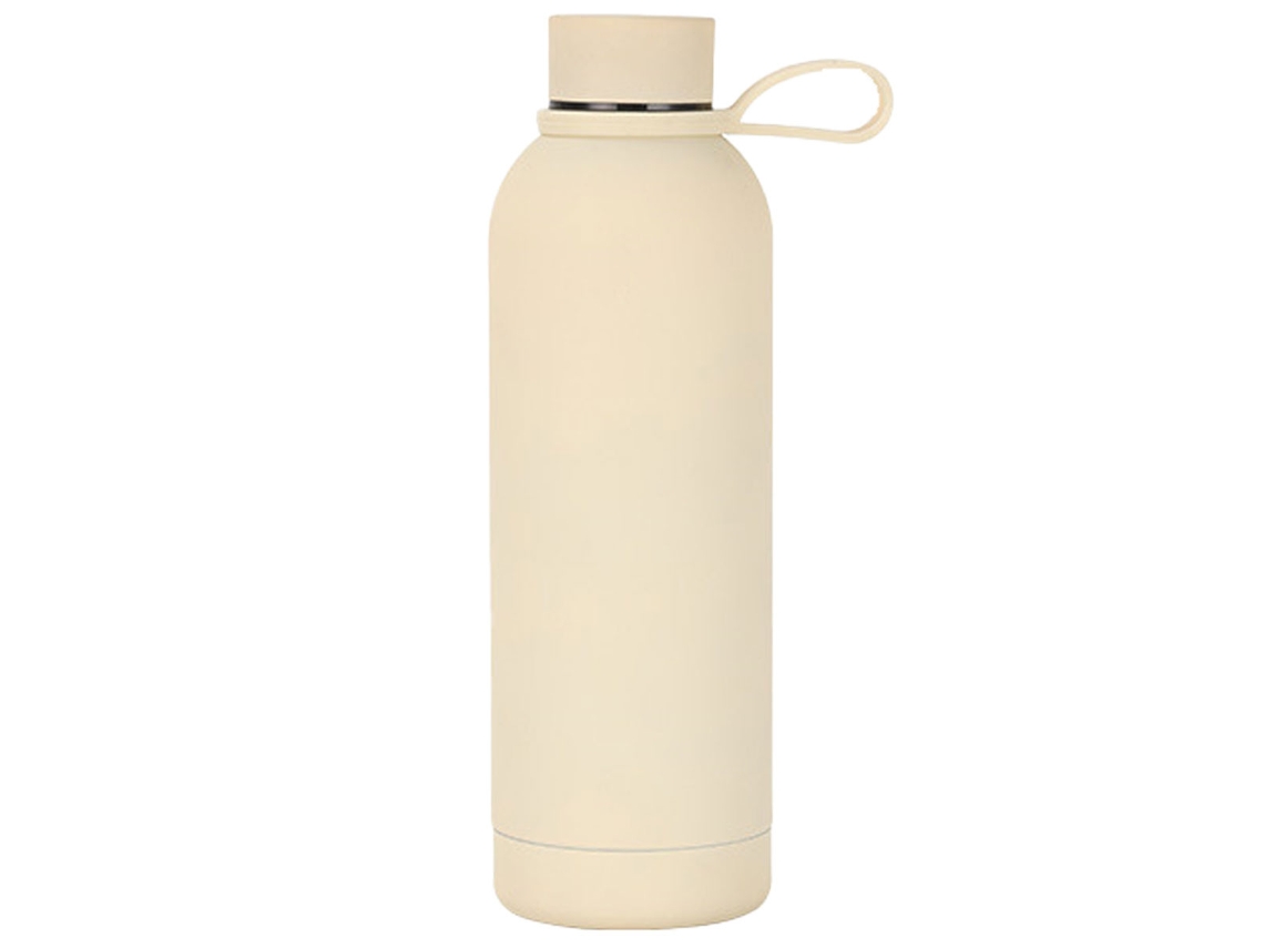 Botella de acero inoxidable de boca estrecha, 500 ml, taza termo portátil para actividades al aire libre NEVEANCE