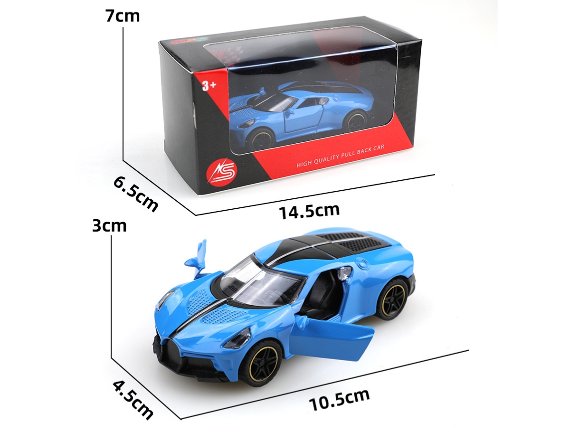 Modelo De Coche De Metal Fundido A Presión Simulado, Escala 1/36, Juguete Para Niños