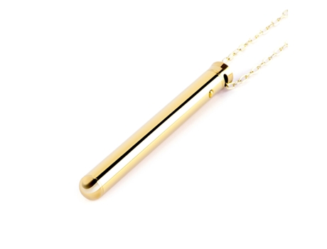 Bala Vibradora Le Wand Necklace Colgante Dorado