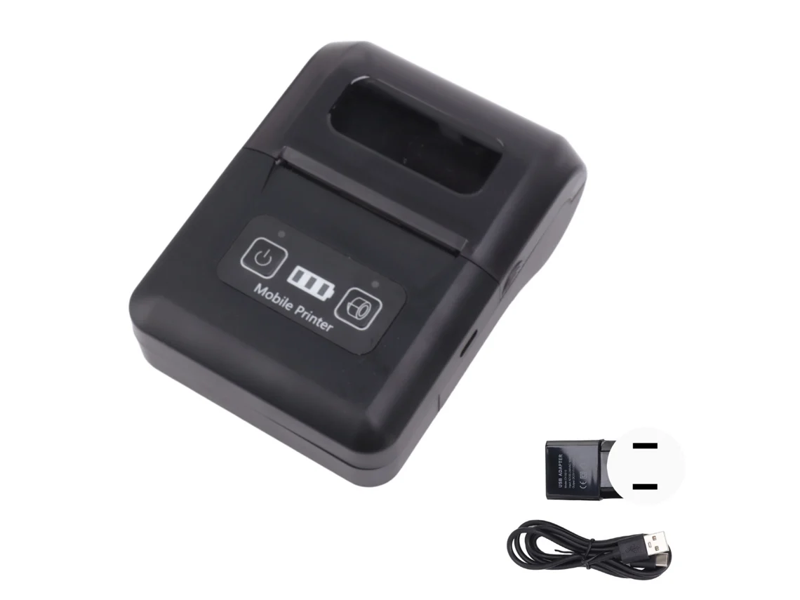 2026 Store-impresora Térmica Portátil Sin Tinta 58mm 2500mah Bluetooth Para Oficina Móvil Hogar Escuela 100-240v Plug Ee.uu.