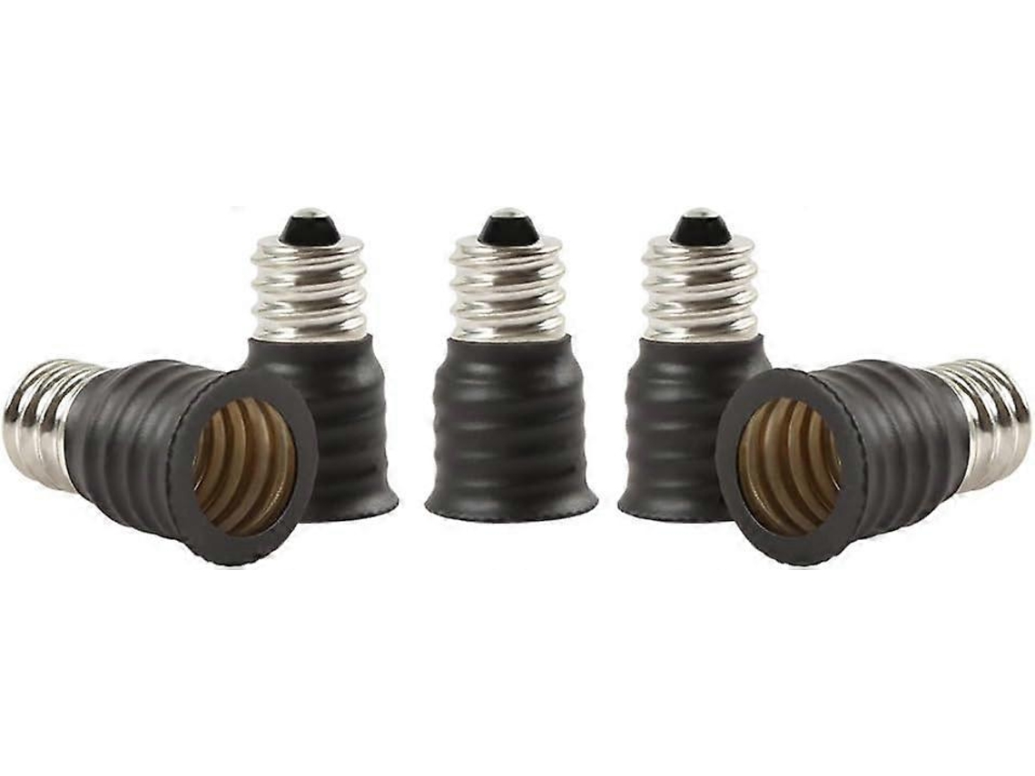 Adaptador de base de lámpara E12 a E14, adaptador de base de lámpara para lámparas LED y halógenas, Hengjian