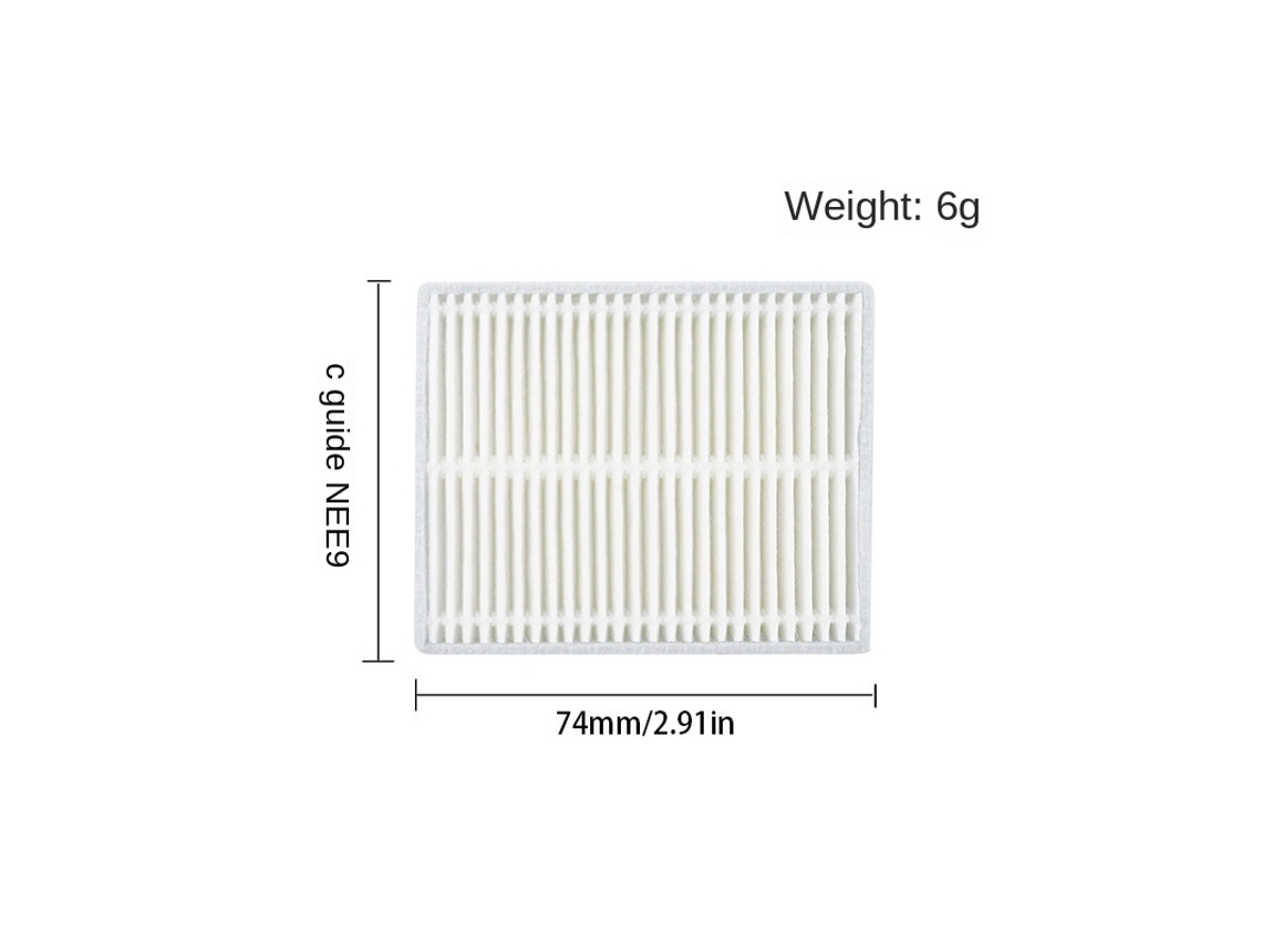 Filtro de repuesto para la aspiradora robot iRobot Y0112 (1 unidad)
