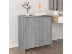 Aparador De Madera Contrachapada Gris Sonoma 70x41x75 Cm