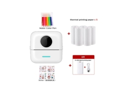 Mini Impresora Térmica Sin Tinta De Bolsillo Inteligente Bluetooth, Para Ios Y Android -x509 Gertiz