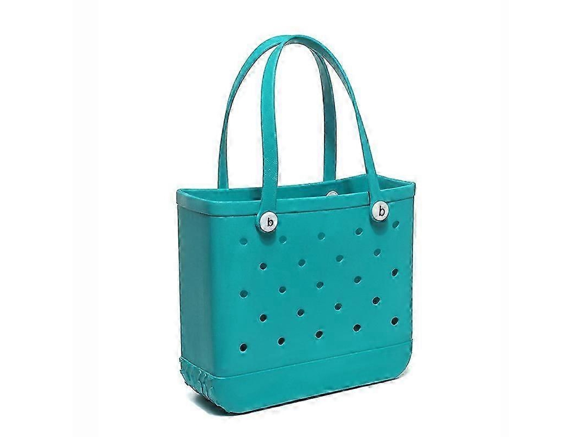 Bolso de mano para mujer, impermeable, lavable y duradero, de espuma EVA, ideal para playa, barco, piscina y deportes. Talla S, azul lago. Rosewell