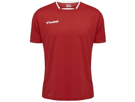 Camiseta de Hombre para Fútbol HUMMEL Authentic Poly Rojo (XL)