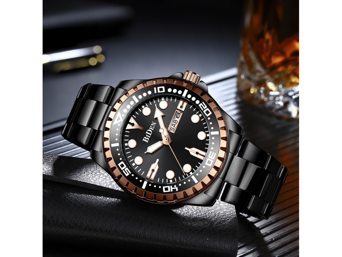 Reloj De Cuarzo De Tres Manecillas Para Hombre, Resistente Al Agua, Para Negocios.