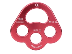 2026-placa De Apoyo Con 3 Orificios Para Equipo De Escalada Camnal Rope: Anclaje Y Fuerza En Rigging