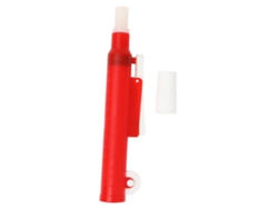 Bomba De Pipeta Para Pipetas De Plástico Y Vidrio De 25 Ml, Color Rojo, Fácil De Usar.
