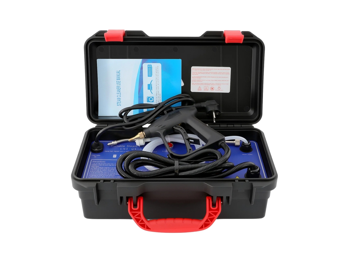 Limpiador a vapor de alta presión, diseño portátil, azul, 220 V